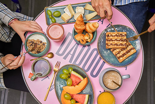 Breakfast at DADOU, hotel Paris 17